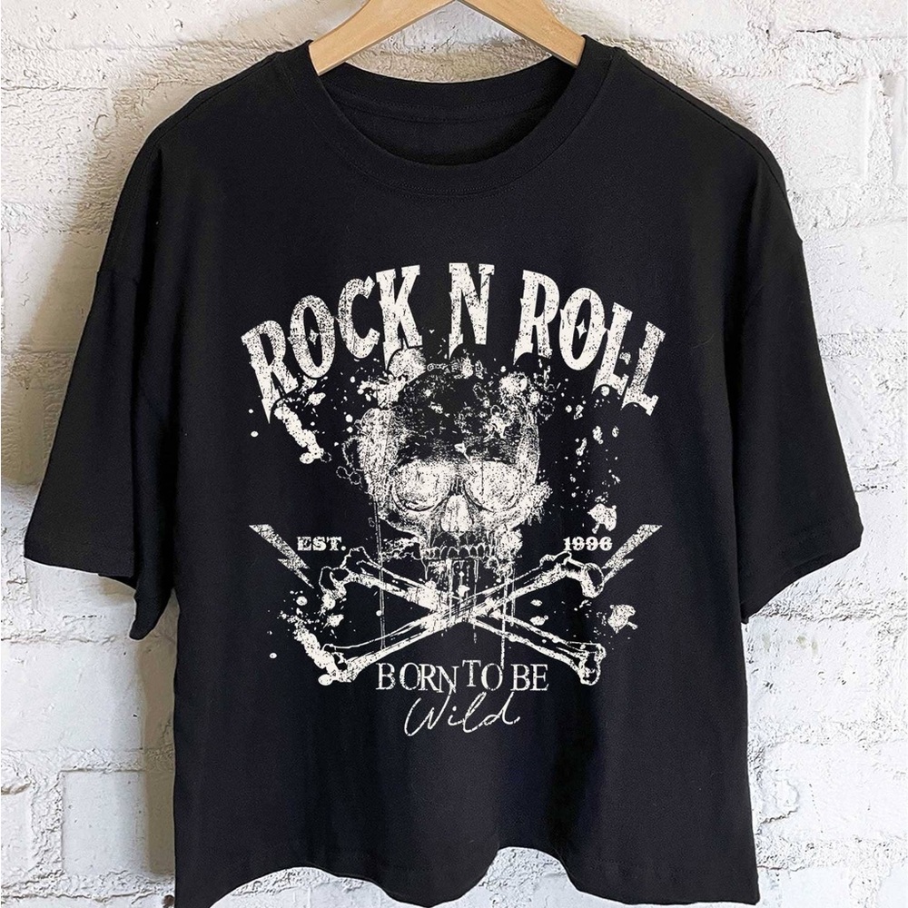 Rock N Roll Crop Top